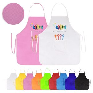 Child's Non-Woven Apron with Simple Front Pocket