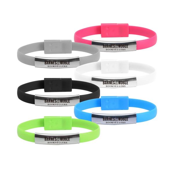 Promotional Silicone USB Charging Bracelet