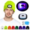 Knit Beanie With LED Light