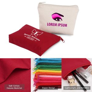 Canvas Makeup Cosmetic Travel Pouch