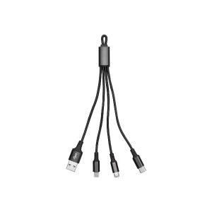 3-in-1 Nylon Braided USB Charging Cable
