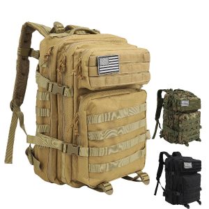 Large Water Resistant Tactical Style Backpack