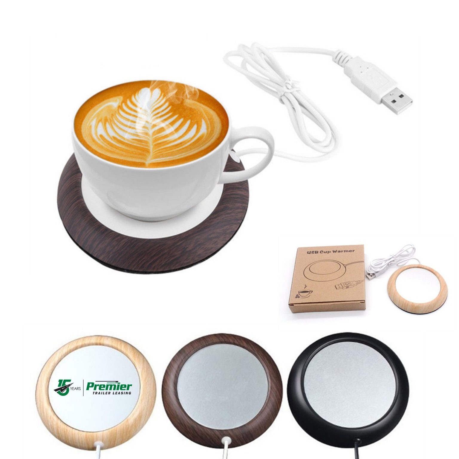 USB Coffee Mug Warmer Geo Promos